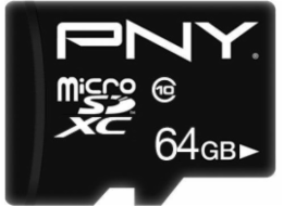 Karta PNY Performance Plus MicroSDXC 64 GB Class 10 (P-SDU64G10PPL-GE)