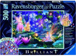 Ravensburger Puzzle 500 Diamond - v pohádkovém lese