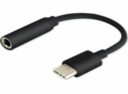 Audio adaptér - USB typ C - Mini Jack 3,5 mm SAVIO AK-35 / B