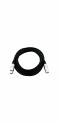 Kabel MC-50 XLR samec - XLR samice, černý, 5m