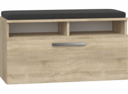 Topeshop RIVA botník SONOMA shoe organizer Closed Oak