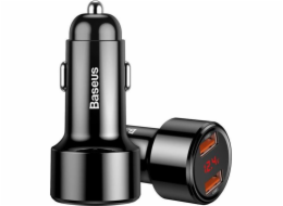 Nabíječka do auta Baseus Magic 2x USB QC 3.0 45W černá