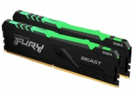 KINGSTON FURY Beast RGB 32GB DDR4 3200MT/s / DIMM / CL16 / 1Gx8 / KIT 2x 16GB