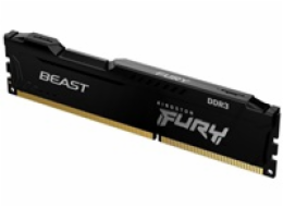 KINGSTON DIMM DDR3 4GB 1866MT/s CL10 FURY Beast Černá