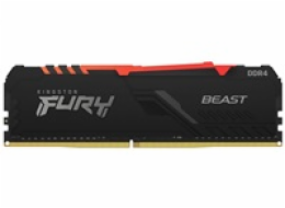 KINGSTON 32GB 3600MT/s DDR4 CL17 DIMM (Kit of 4) FURY Beast RGB