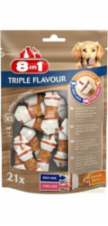 Chutné pro psy 8v1 Triple Flavour XS, 0,294 kg, 21 ks.