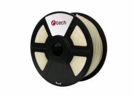 C-TECH Tisková struna (filament) PETG, 1,75mm, 1kg, transparentní