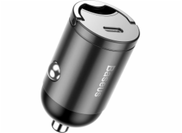 Mini car charger Baseus Tiny Star USB-C  QC 4.0+  PD  30W (gray)