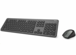Hama KMW-700 182677 Hama set bezdrátové klávesnice a myši KMW-700, antracitová/černá