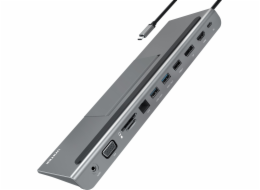 UNITEK D1022A notebook dock/port replicator USB 3.2 Gen 1 (3.1 Gen 1) Type-C Grey