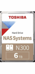 TOSHIBA HDD N300 NAS 6TB, SATA III, 7200 rpm, 256MB cache, 3,5", BULK