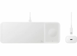 Samsung bezdrátová nabíječka Trio EP-P6300T bílá