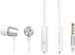 Swissten Sluchátka Earbuds Dynamic Ys500 Stříbrno/Bílé