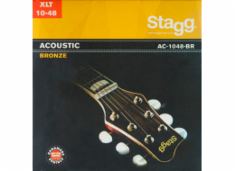 Stagg AC-1048-BR, sada strun pro akustickou kytaru, extra light