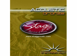 Stagg AC-12ST-BR, sada strun pro 12-ti strunnou kytaru, extra-light