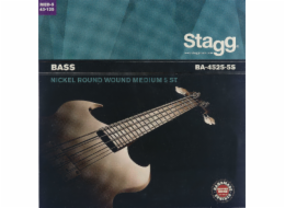 Stagg BA-4525-5S, sada strun pro 5-ti strunnou el. baskytaru, medium