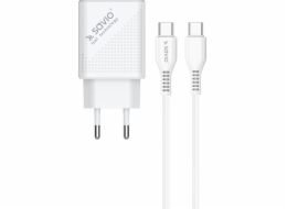 SAVIO LA-05 USB Quick Charge Power Delivery 3.0 18W + 1m kabel USB nabíječka typu C