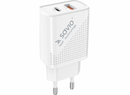 SAVIO LA-04 USB Type A & Type C Quick Charge Power Delivery 3.0 Indoor