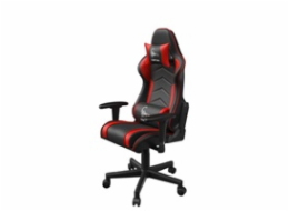 GEMBIRD Gaming chair / herní křeslo SCORPION 03, černá/červená, kůže