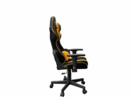 GEMBIRD Gaming chair / herní křeslo SCORPION 05, černá sítovina, žlutá kůže