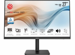 MSI monitor Modern MD271P, 27"/1920 x 1080 (FHD)/IPS/5ms/1000:1/250cd / m2/ HDMI/USB C