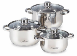 MAESTRO MR-2020-6M 6-piece cookware set stainless steel