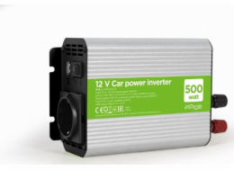 Gembird EG-PWC500-01 power adapter/inverter Auto 500 W Grey