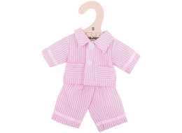 Hračka Bigjigs Toys Růžové pyžamo pro panenku 28 cm