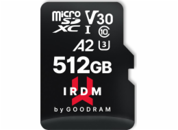 GOODRAM IRDM microSDXC     512GB V30 UHS-I U3 + adapter