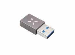 FIXED redukce USB-C na USB-A, šedá