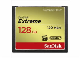 SanDisk Compact Flash Card 128GB Extreme (R:120/W:85 MB/s UDMA7)