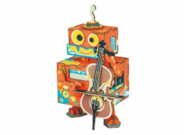 Hrací skříňka Robotime 3D skládačka Muzikální robůtek