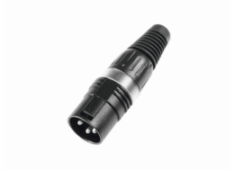 Hicon XLR plug 3pin HI-X3CM-BLK