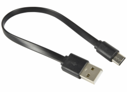 AV:Link plochý kabel USB Typ-C, 20cm