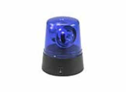 Eurolite LED mini policejní maják modrý, USB/Baterie