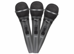 Stagg SDMP15-3 sada 3 dynamických mikrofonů