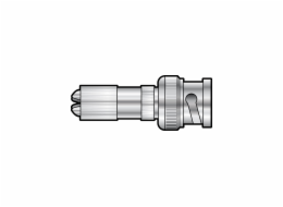 AV:link HQ BNC samec, pozlacené kontakty