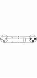 Kabel MC-30 XLR samec - XLR samice, modrý, 3m
