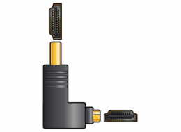 AV:link lomená redukce HDMI samec - HDMI samice