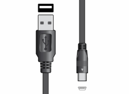 AV:link kabel USB 2.0, 1x typ A samec - 1x mini 5-pin typ B samec, 1.5m