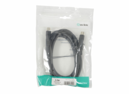 AV:link kabel RG6 koaxiální 2x samec, 75 Ohm, 2m