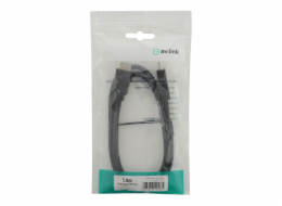 AV:link kabel 1x HDMI samec - 1x HDMI samec, 1m