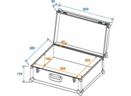 Kufr univerzální Tour Lock Pro, černý, uzamykatelný