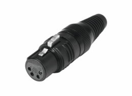 Hicon XLR plug 4pin HI-X4CF-G
