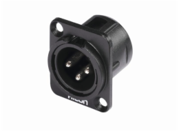 Hicon XLR mounting plug 3pin HI-X3DM-M