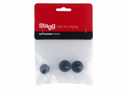 Stagg SP-KNJB-BK, knoflíky na potenciometry pro baskytaru