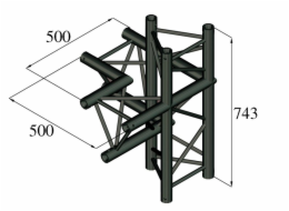 Trilock S-PAC-45 4-koncový díl, pravý
