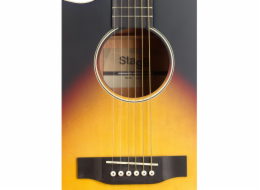 Stagg SA35 ACE-VS LH, elektroakustická kytara typu Auditorium, levoruká
