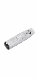 Redukce Neutrik NA3M5F, XLR 3-pólová zástrčka - XLR 5-pólová zásuvka