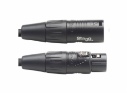 Stagg NDX10R-3, DMX kabel, 3pin XLR, 110 Ohm, délka 10m